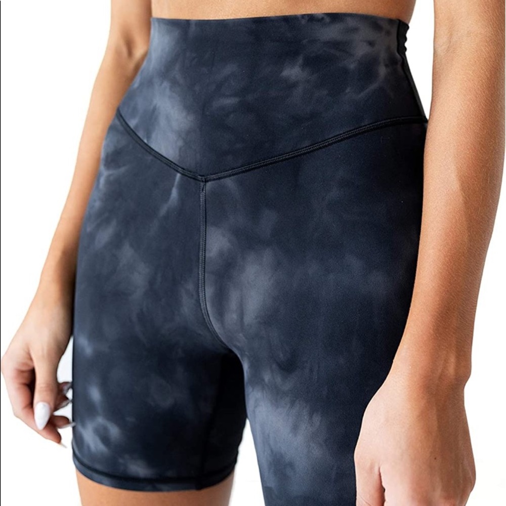 Tie dye biker shorts